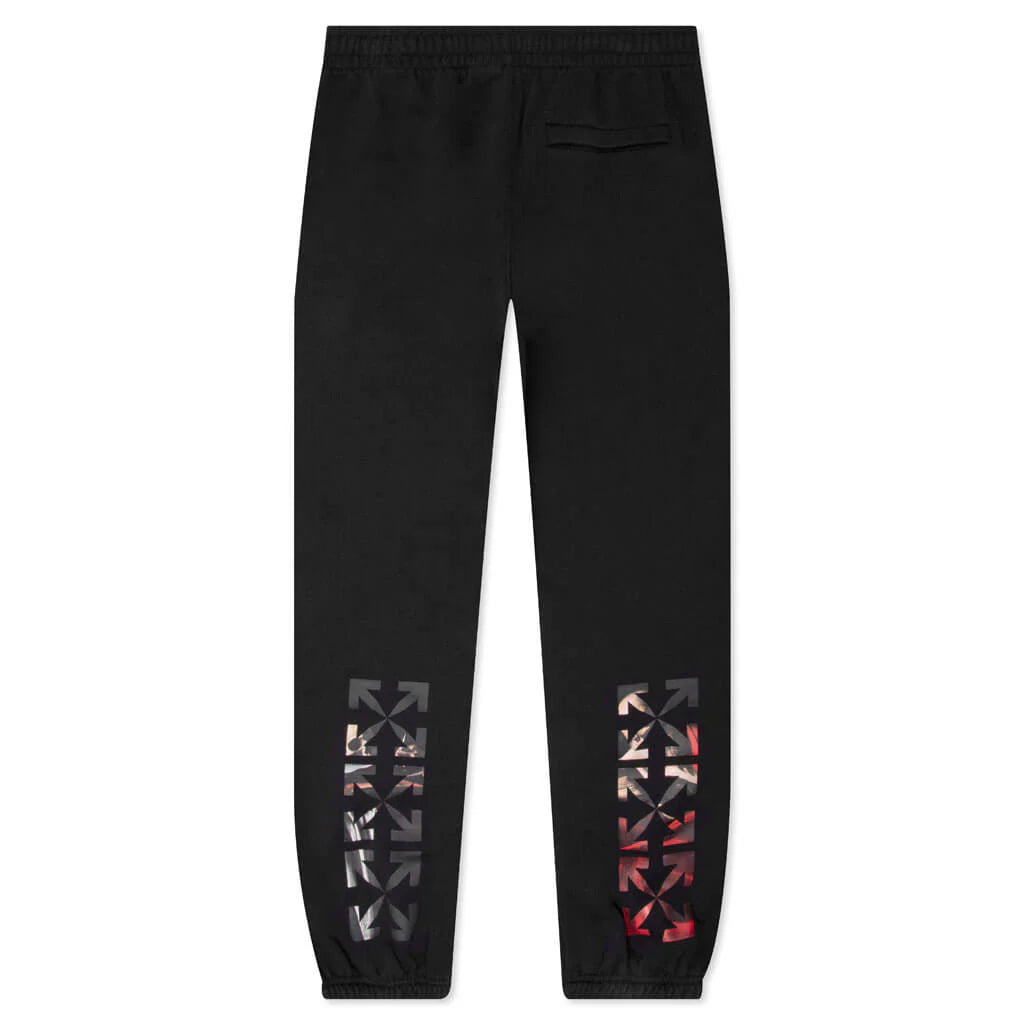 Off White Caravaggio Paint Shorten Jogginghose Schwarz