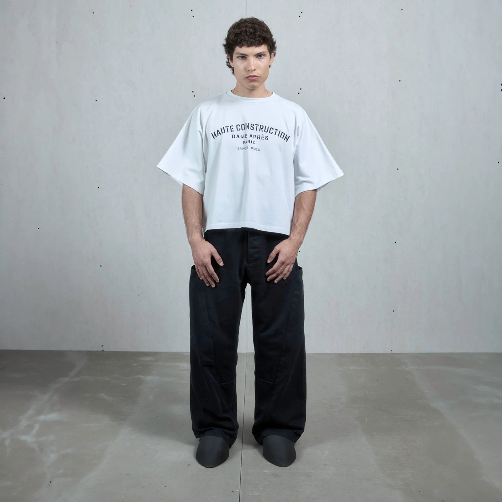Dame Après Paris Haute Construction White Uf T-shirt