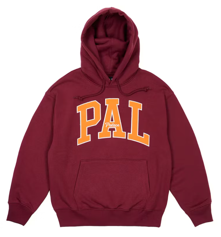 Palace x Gap Hood Burgundy