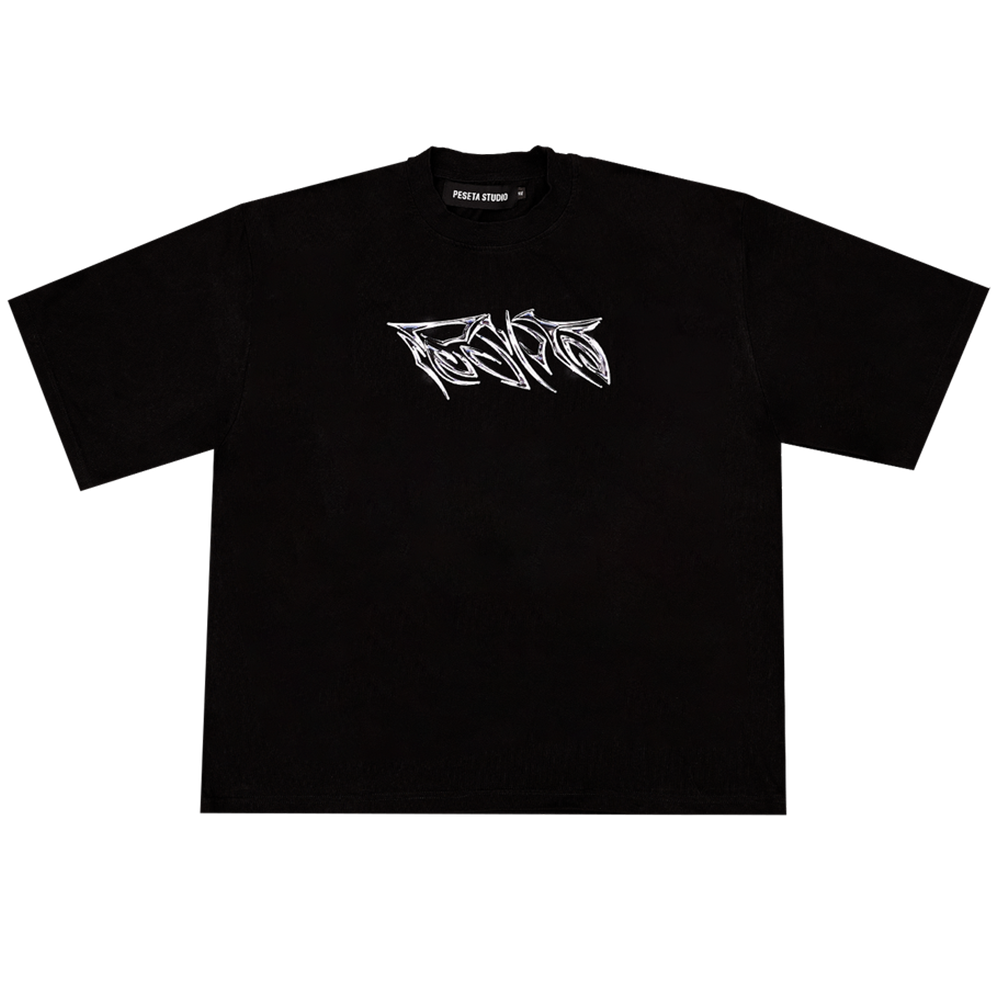 Peseta Studio Liquid Metal T-shirt Black