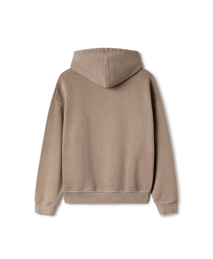 Velour Garments 600 GSM 'Vintage Taupe' Hoodie
