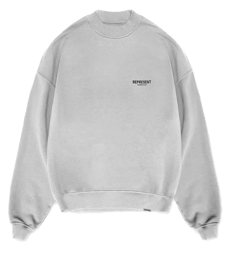 Represent Owners Club Sweater Ash Gray