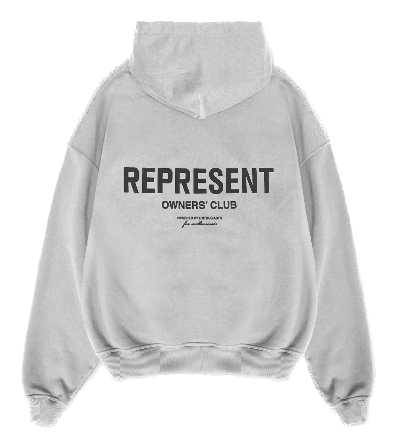 Represent Owners Club Hoodie Ash Gray