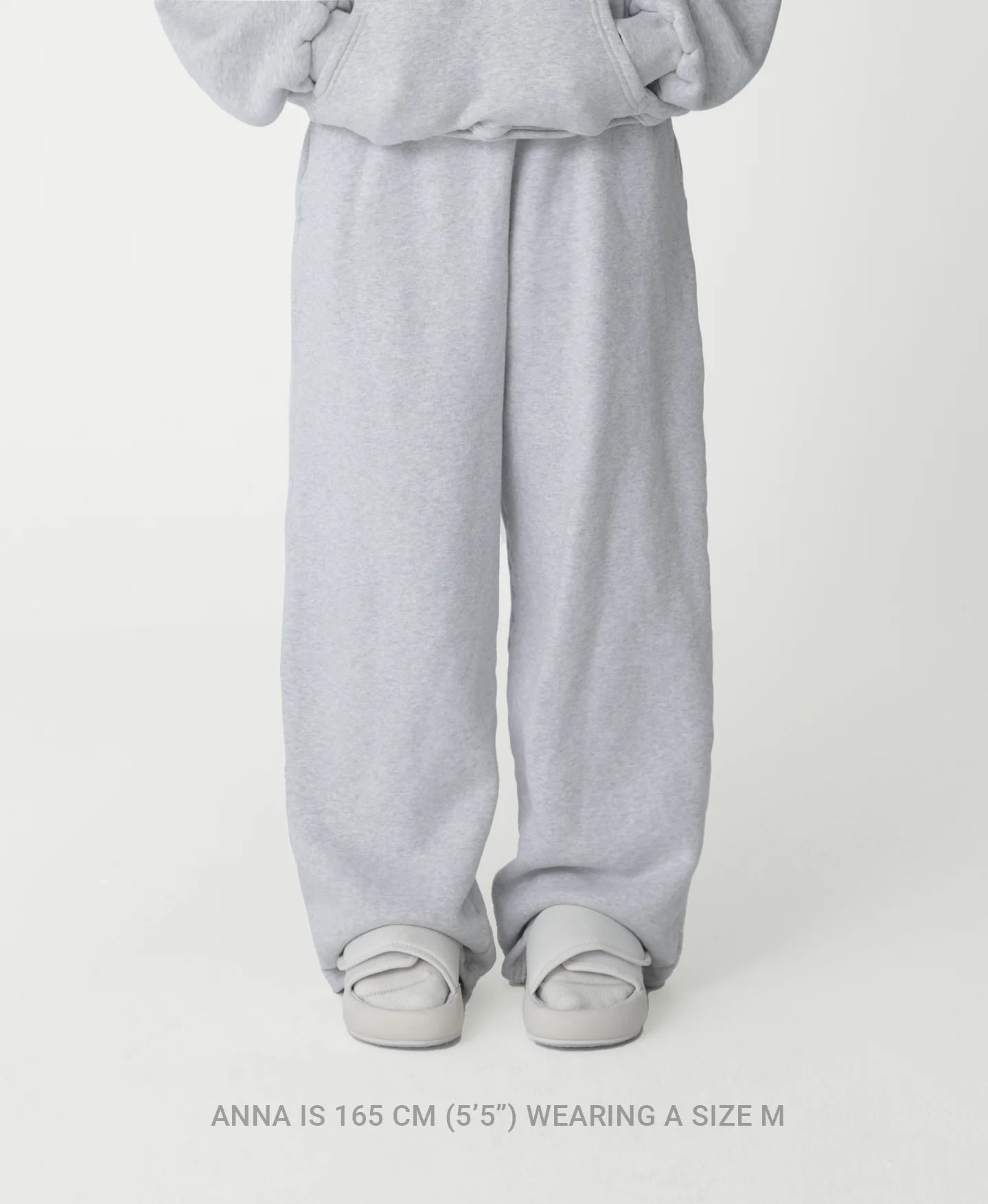 Velour Garments 450 GSM 'Jet Black' Straight-Leg Pants