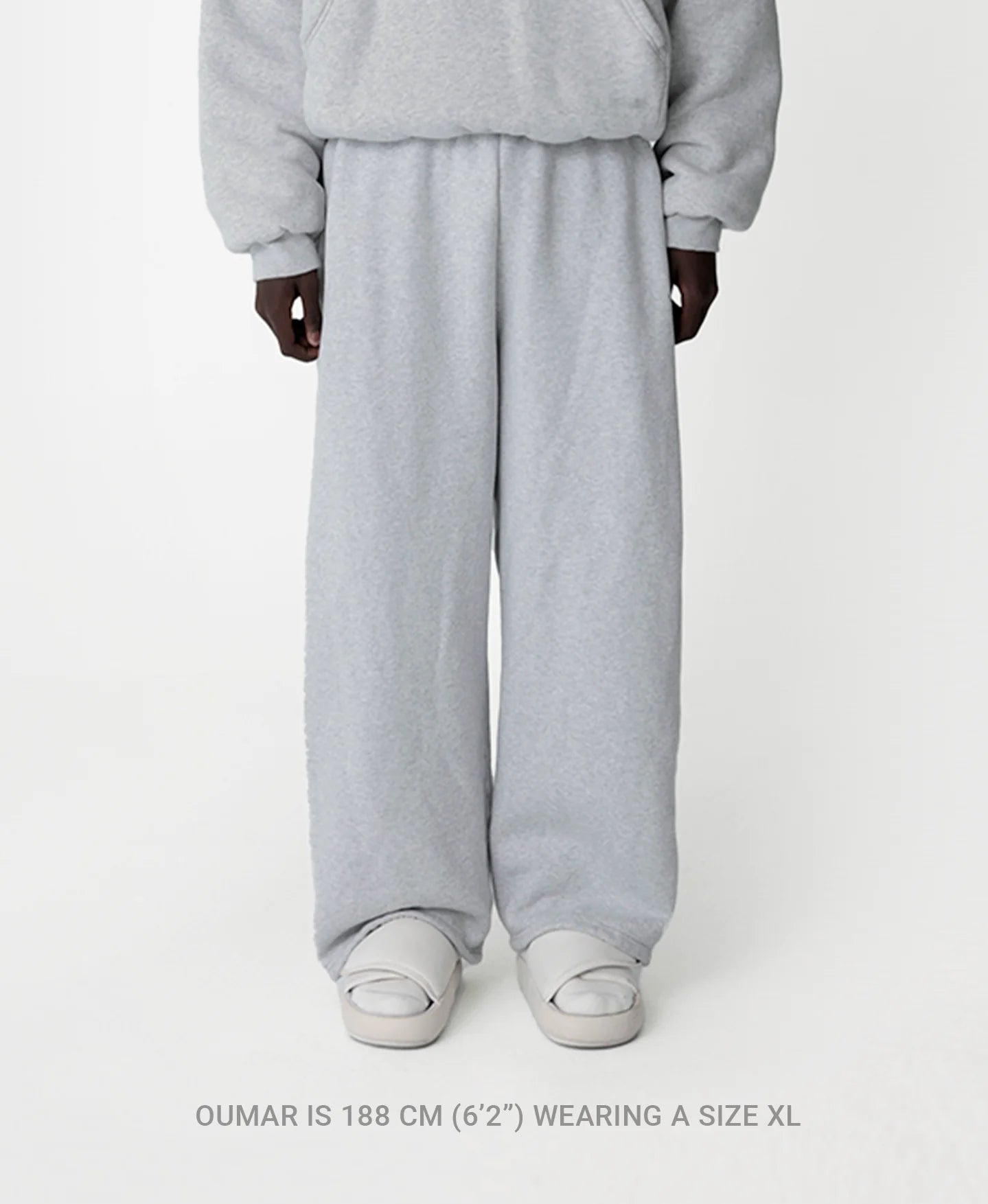 Velour Garments 450 GSM 'Jet Black' Straight-Leg Pants