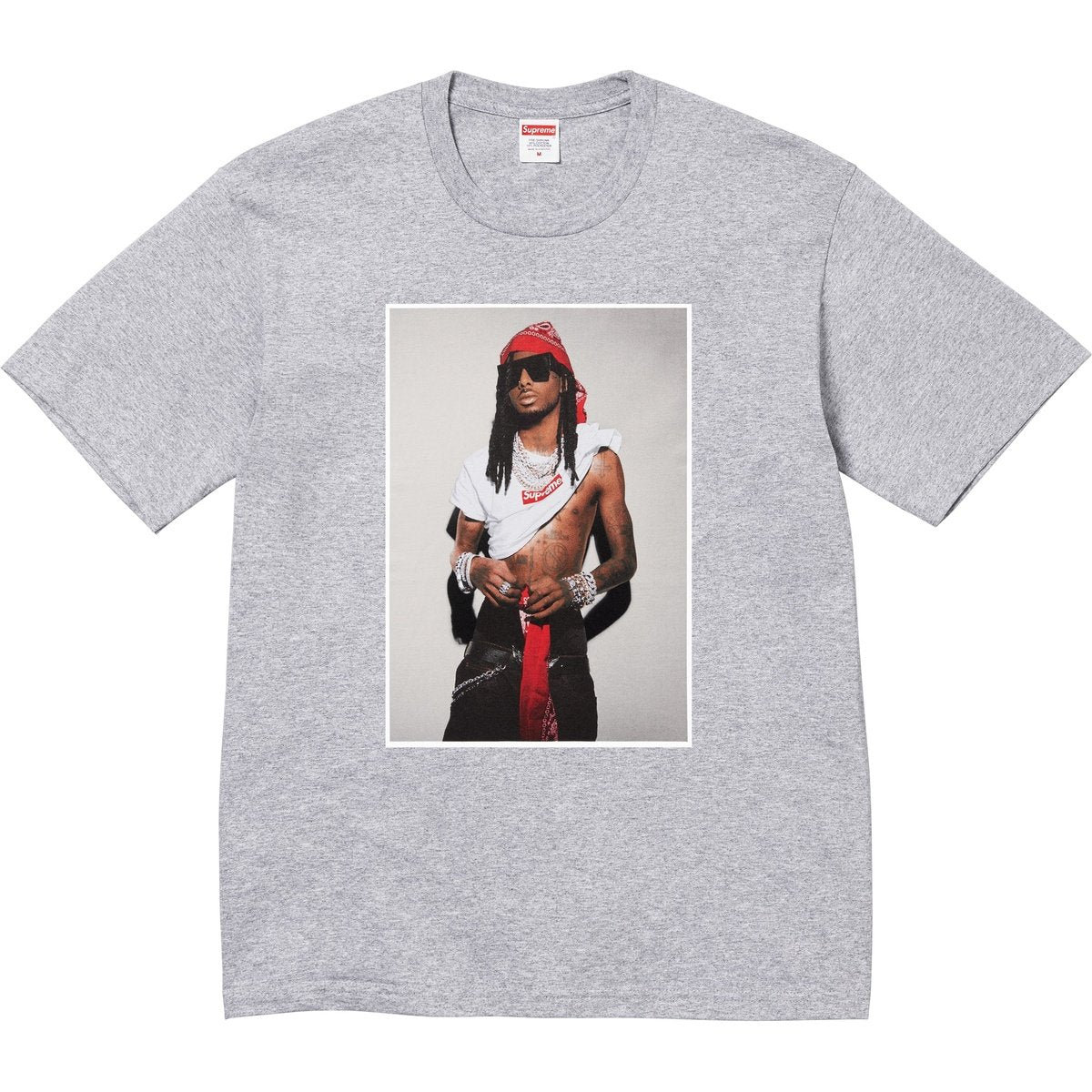Supreme Playboi Carti Tee Grey