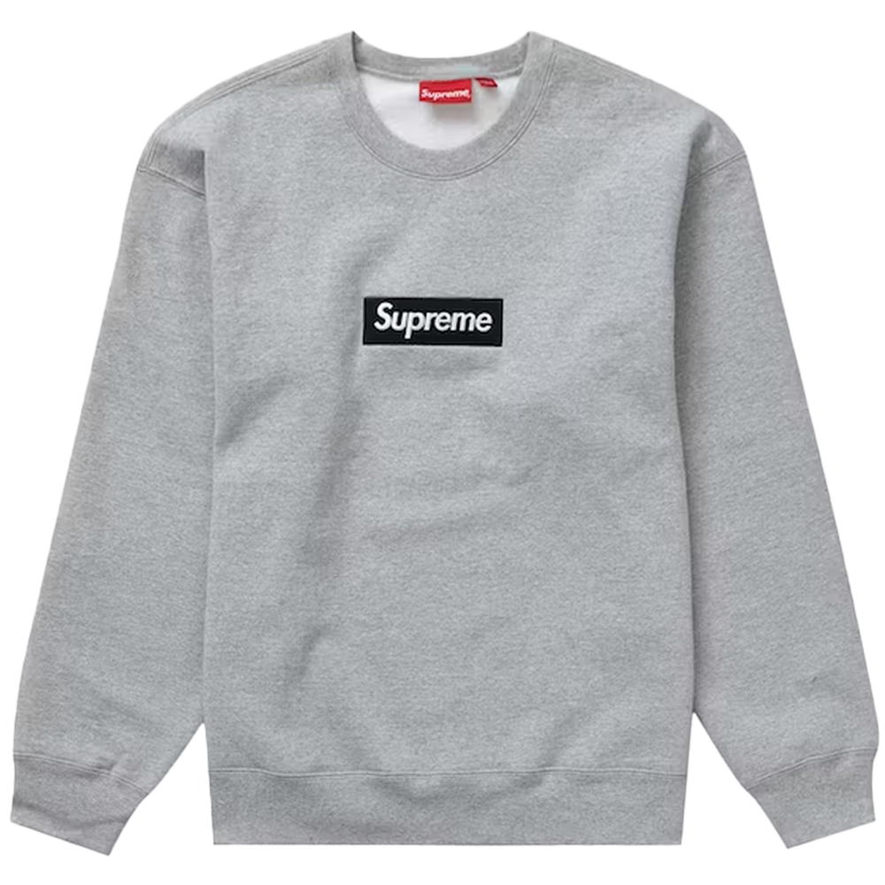 Supreme Box Logo Crewneck (FW22) Heather Grey