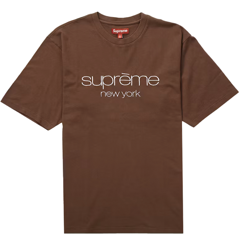 Supreme Classic Logo S/S Top Brown