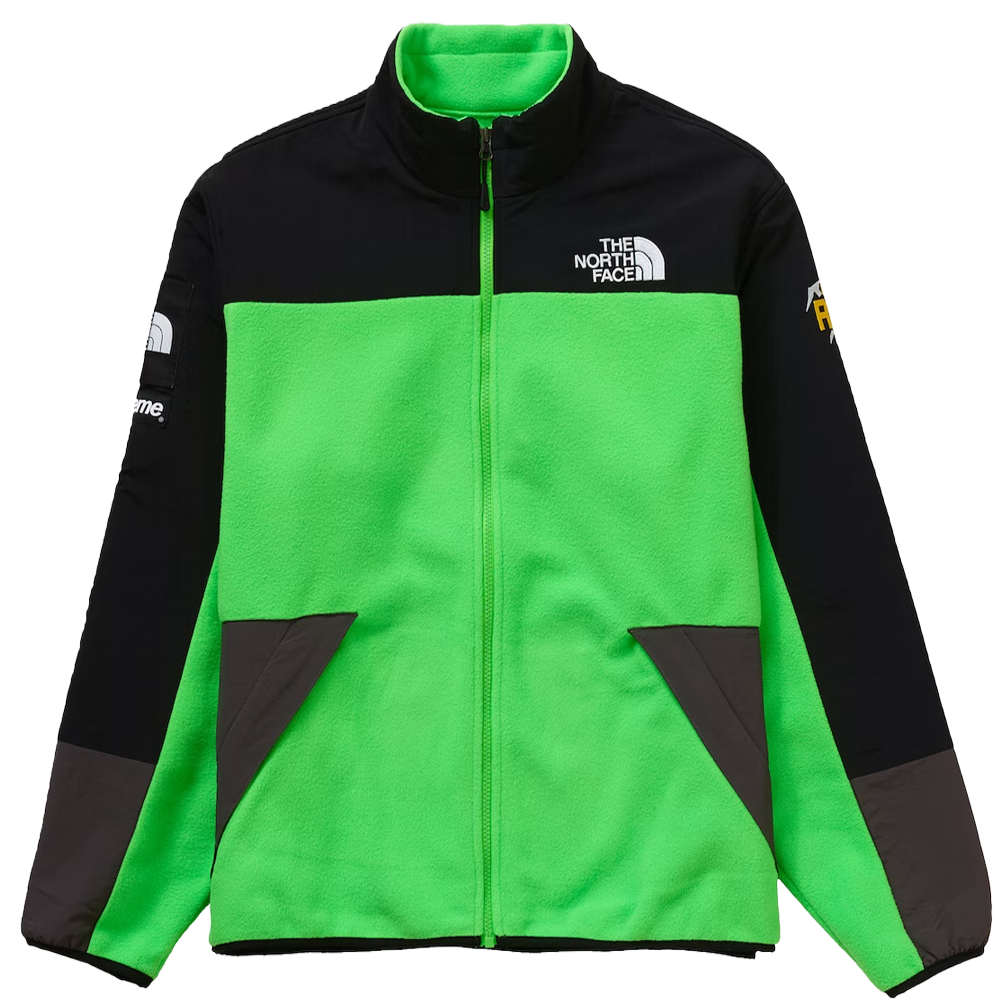 Supreme The North Face RTG Fleece Jacket Bright Green