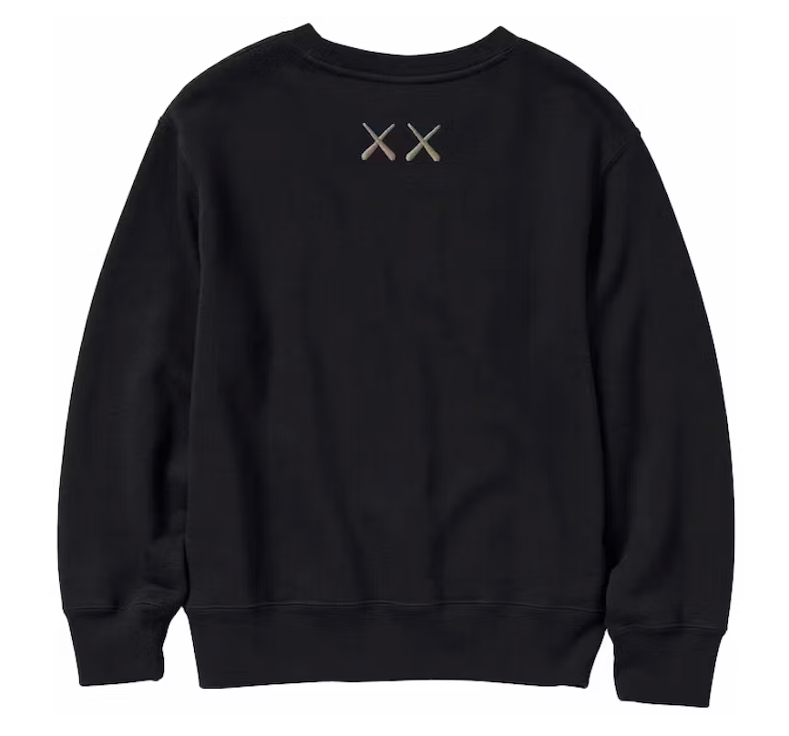 KAWS x Uniqlo Kids Longsleeve Sweatshirt Black