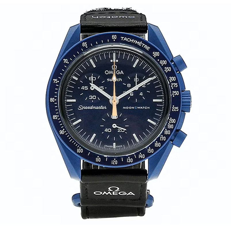 Swatch x Omega Bioceramic Moonswatch Mission to Neptune Moonshine Gold