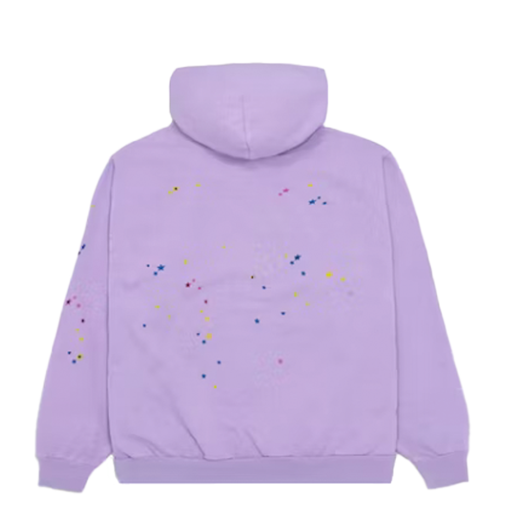 Sp5der Acai Hoodie Purple