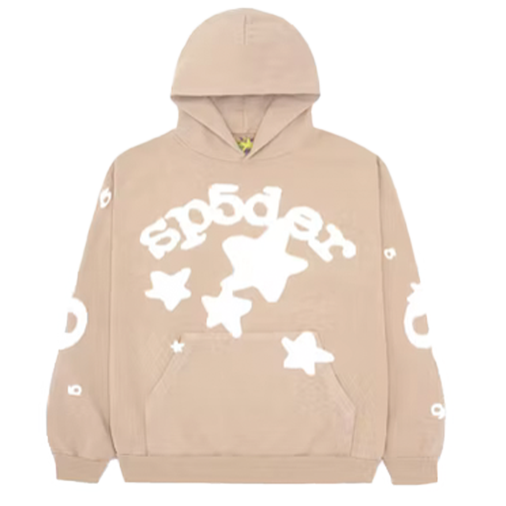 Sp5der Beluga Hoodie Sand