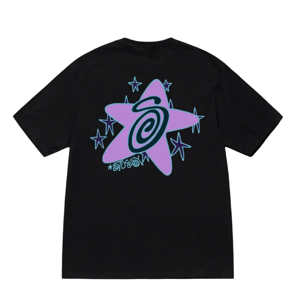 Stussy Galaxy Tee Black