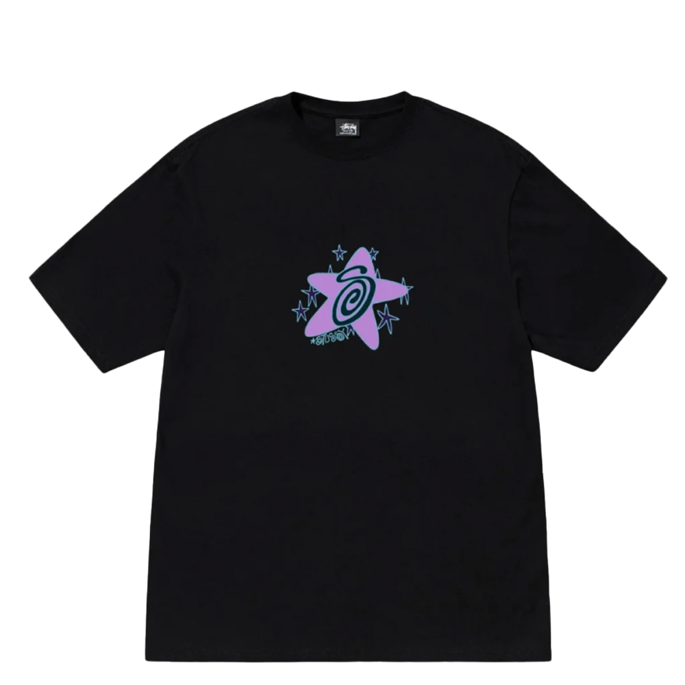 Stussy Galaxy Tee Black