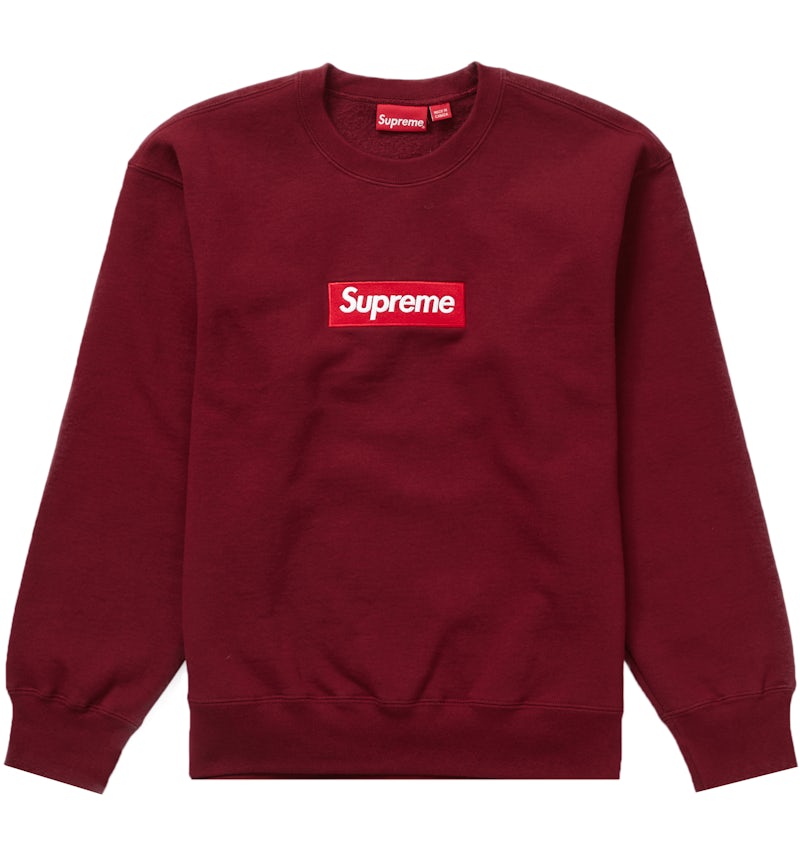 Supreme Box Logo Crewneck (FW22) Cardinal