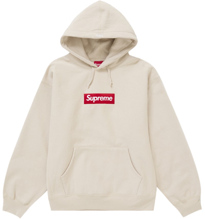 Supreme Box Logo Hooded Sweatshirt Sweatshirt (FW24) Stone