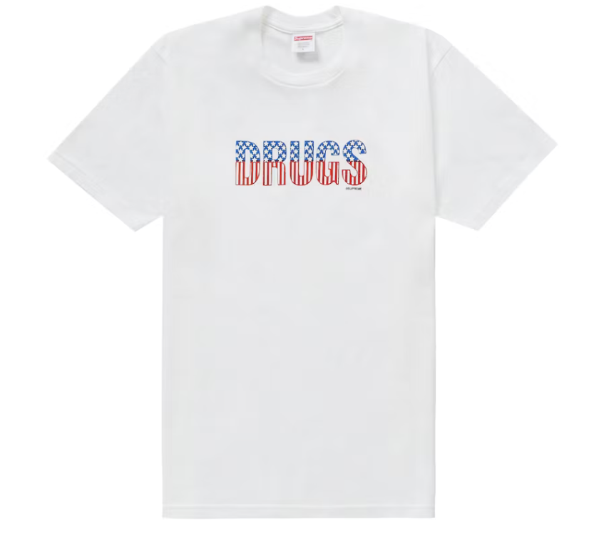 Supreme Drugs Tee White
