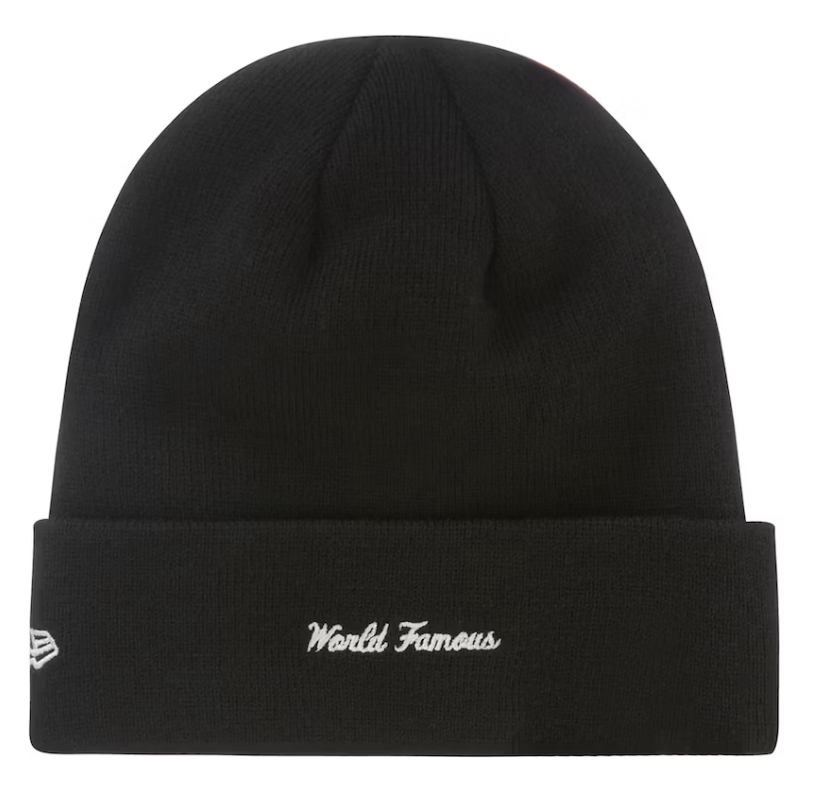 Supreme New Era Box Logo Beanie (FW22) Schwarz