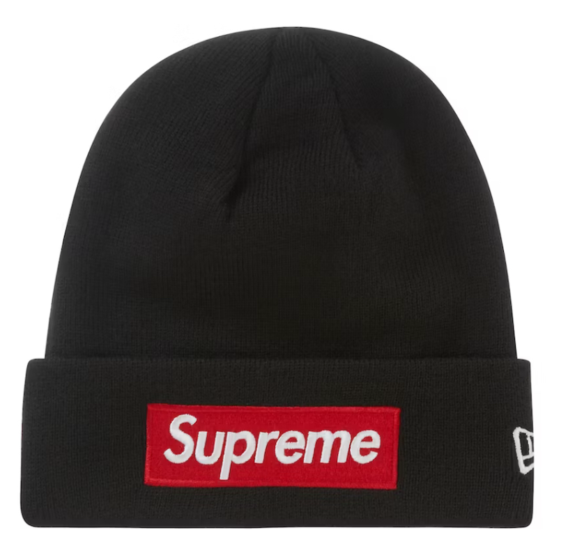 Supreme New Era Box Logo Beanie (FW22) Schwarz