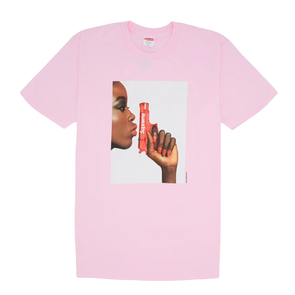 Supreme Water Pistol Tee Light Pink