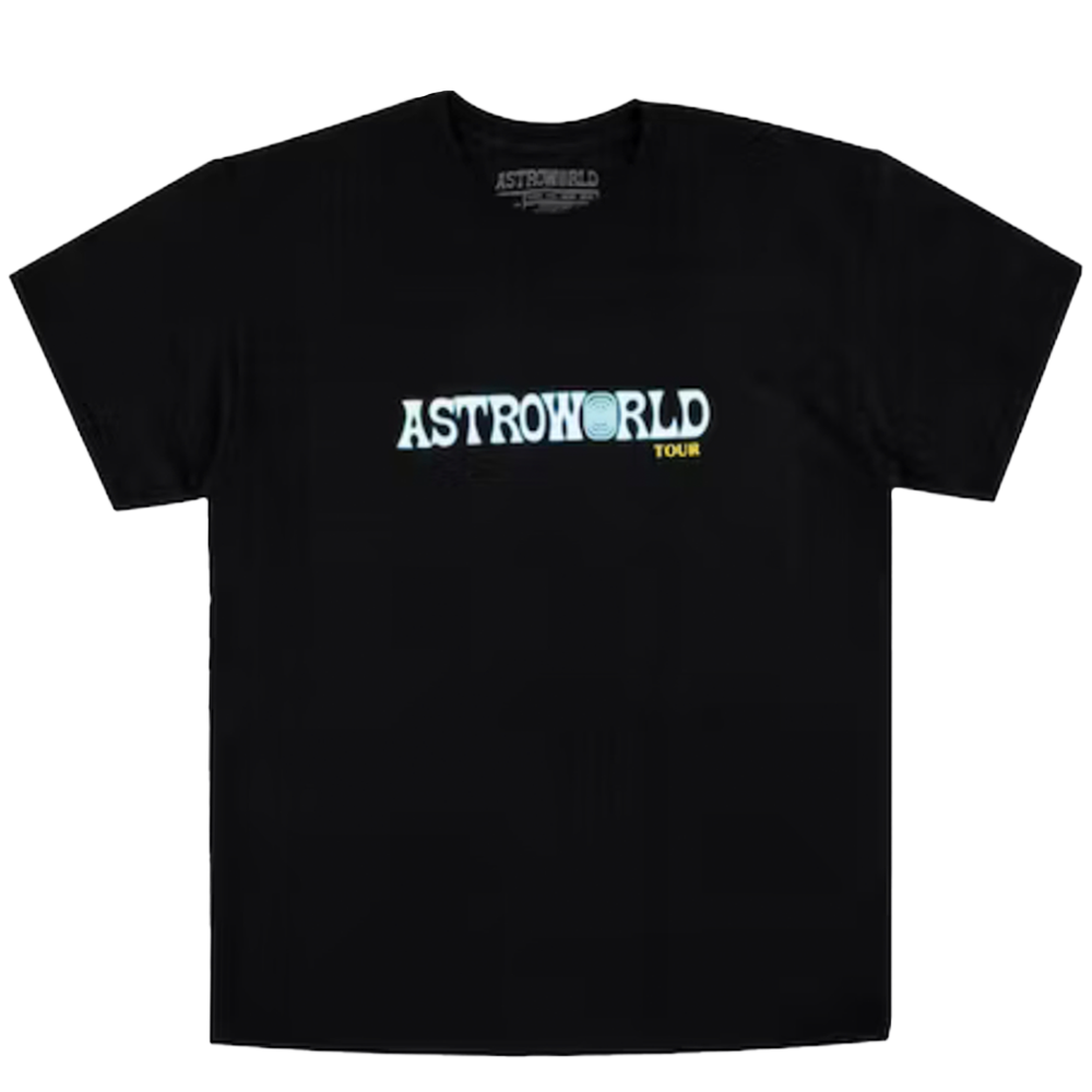 TRAVIS SCOTT Astroworld Tour T-Shirt Schwarz