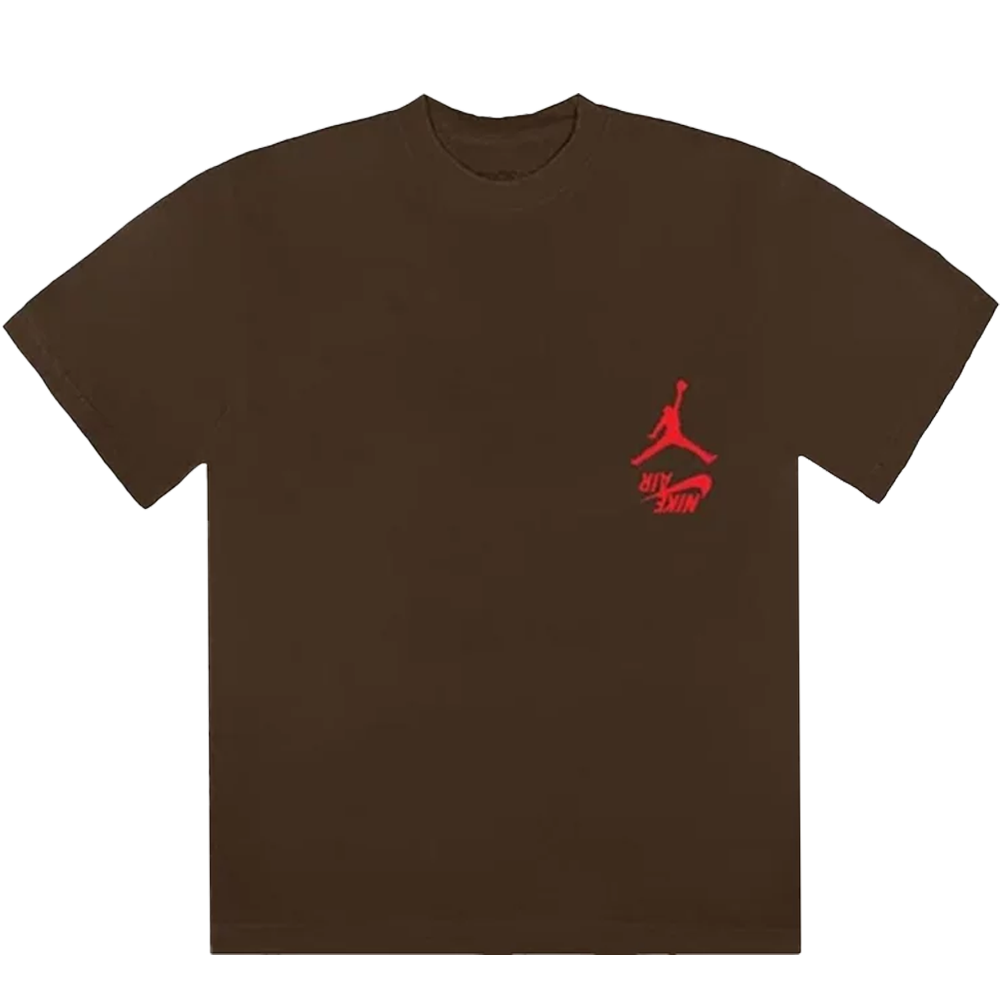 Travis Scott Jordan Cactus Jack Highest T-Shirt Braun