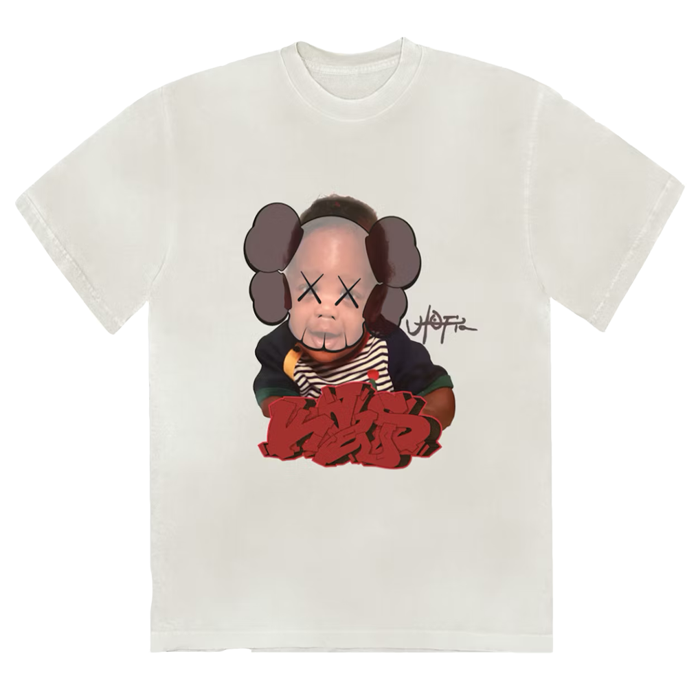 Travis Scott x KAWS Utopia I Tee White