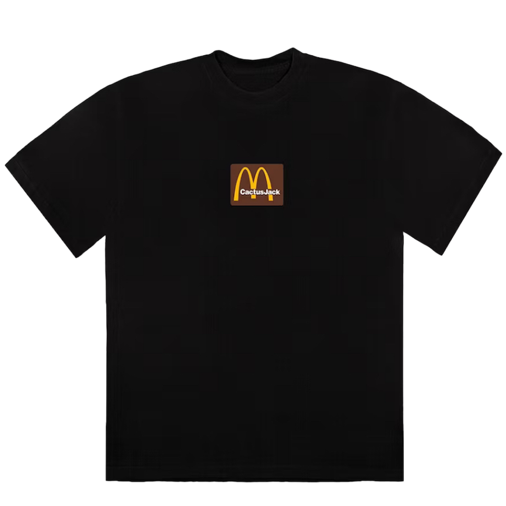 Travis Scott x McDonald's Sesame Inv T-Shirt Schwarz/Braun
