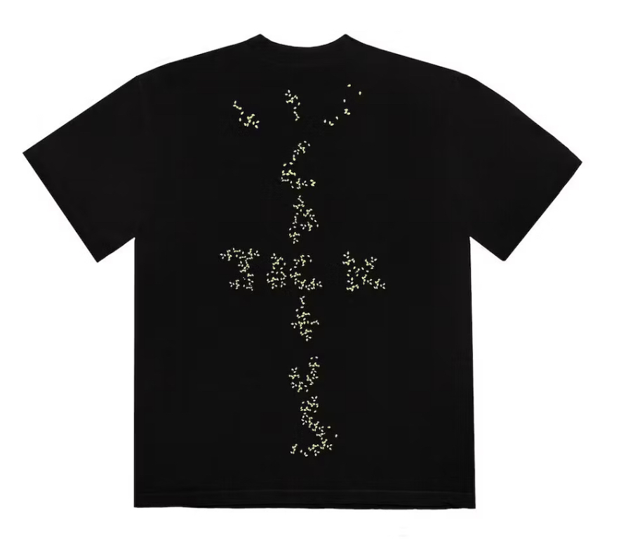 Travis Scott x McDonald's Sesame Inv T-Shirt Schwarz/Braun