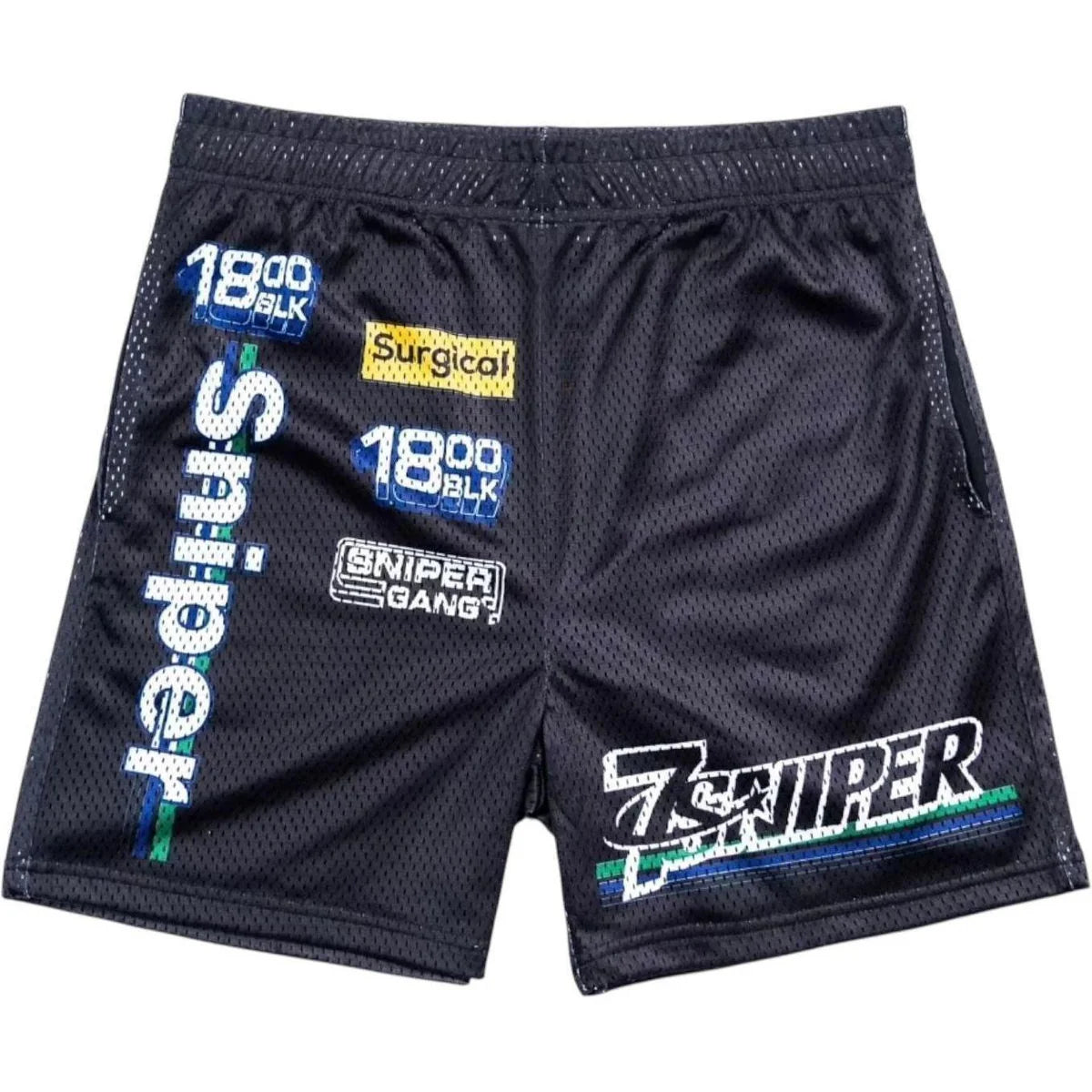 Triple Sevens 7SNIPER Mesh Shorts Black
