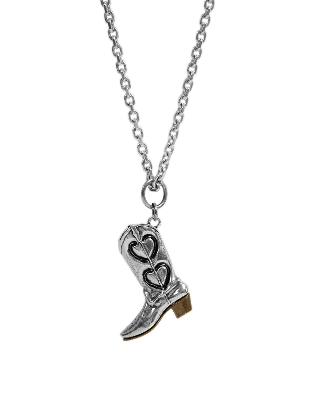 Twojeys 925 Icon Boot Necklace Silver