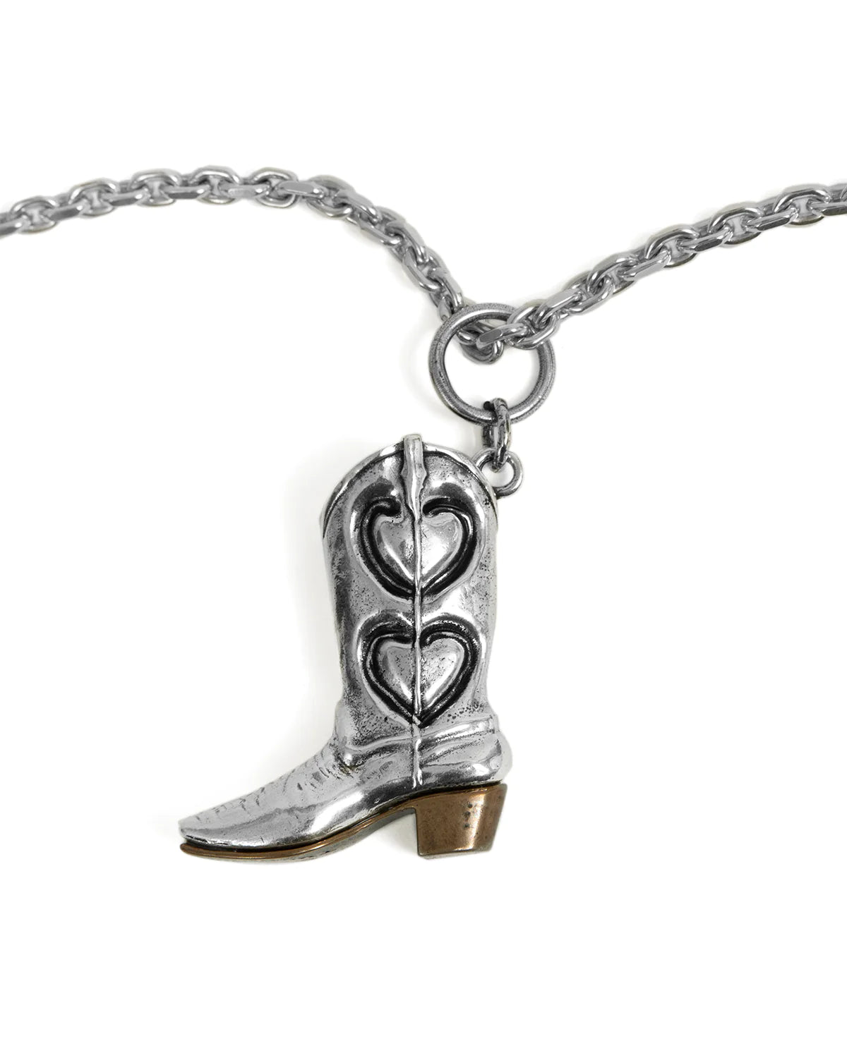 Twojeys 925 Icon Boot Necklace Silver