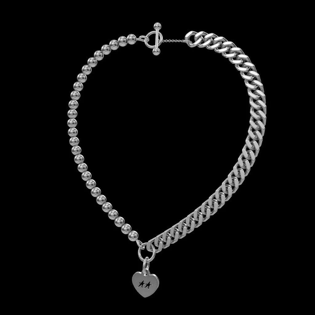 Twojeys 925 Icon Heart Necklace Silver