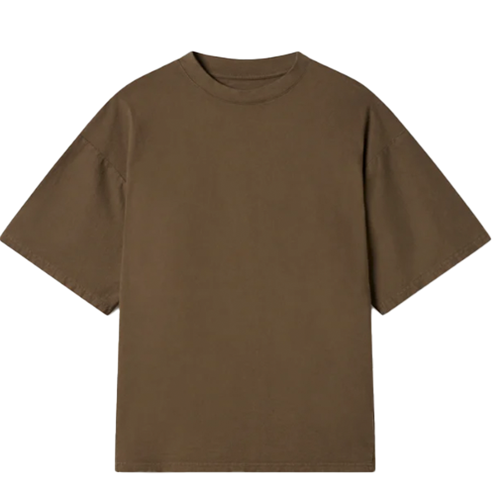 Velor Garments 300 GSM 'Mocha Brown' T-shirt