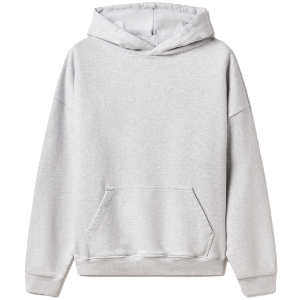 Velour Garments 600 GSM 'Light Heather Gray' Hoodie