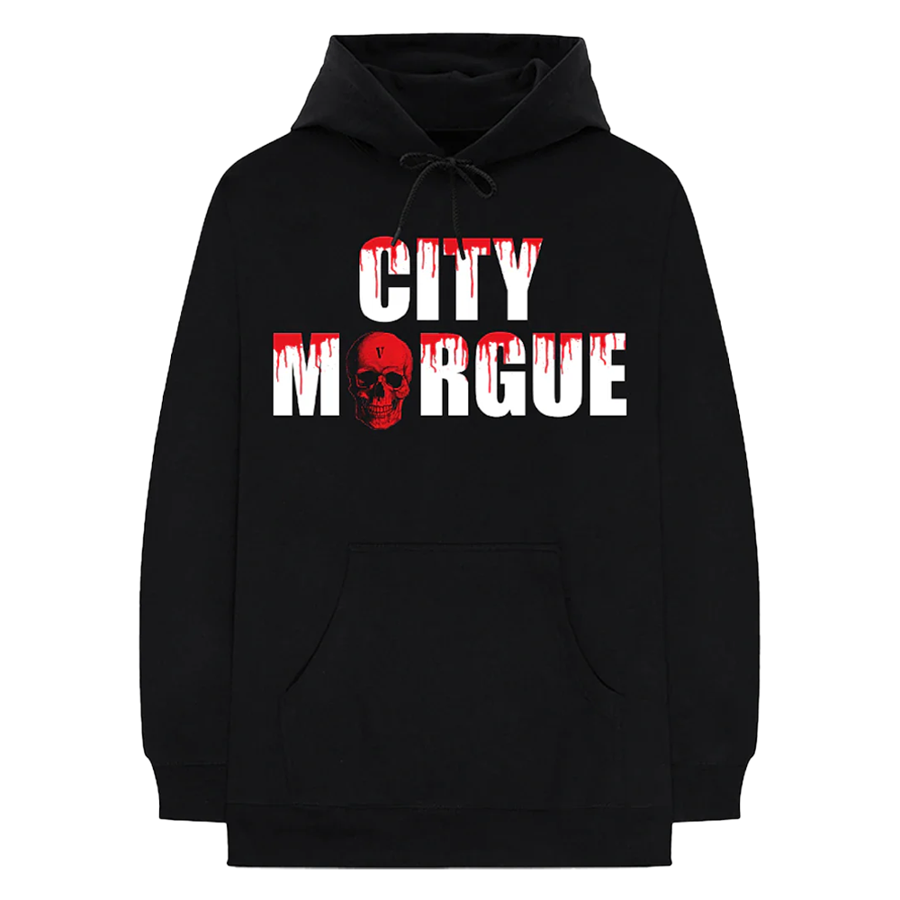 Vlone x City Morgue Dogs Kapuzenpullover Schwarz