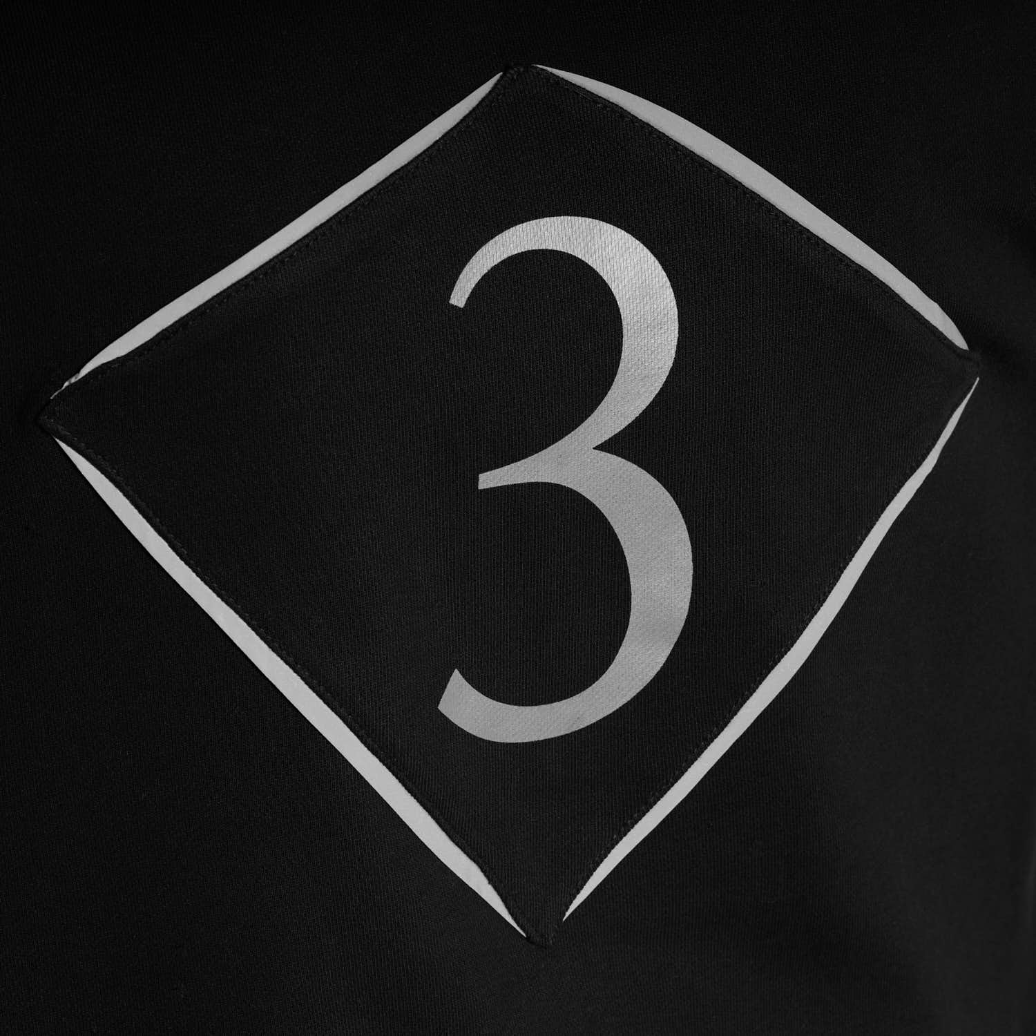 Warburton Reflective Black Rugby Polo