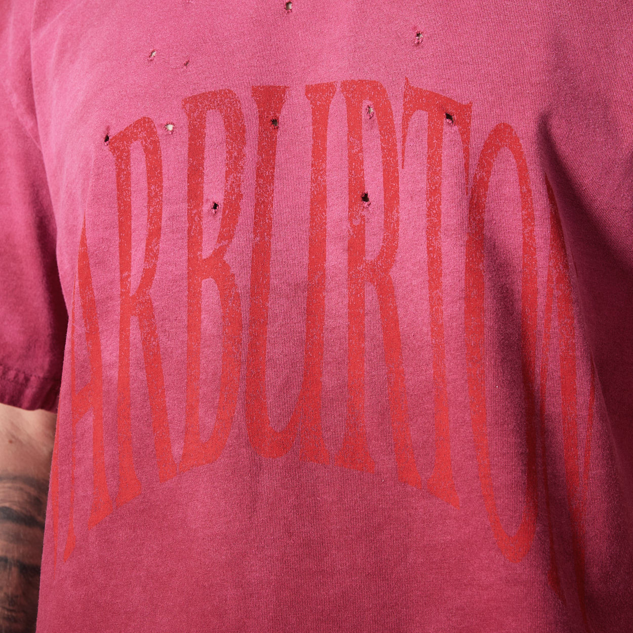 Warburton Elements Red Sunfaded T-Shirt