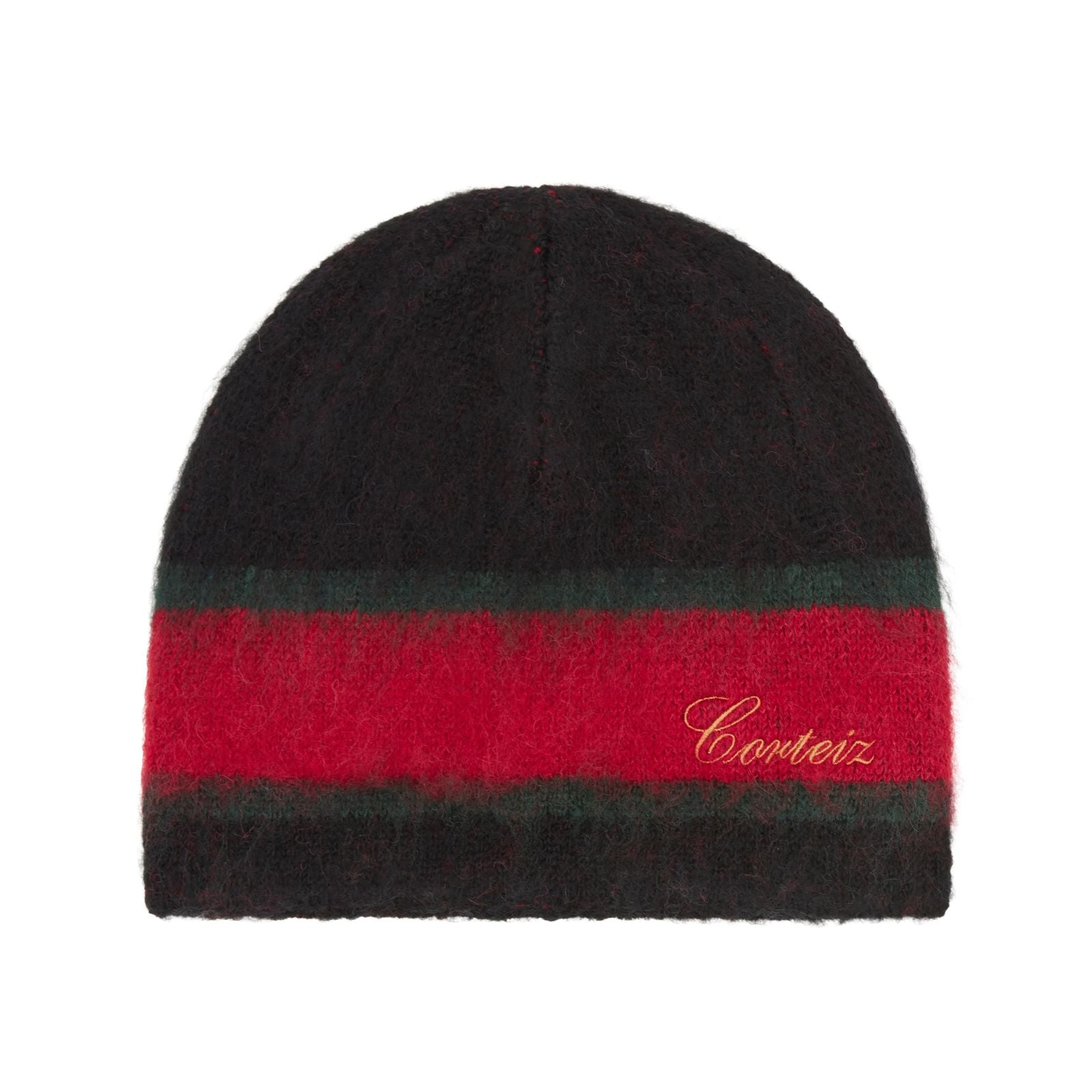 Corteiz Lux Knit Beanie Black