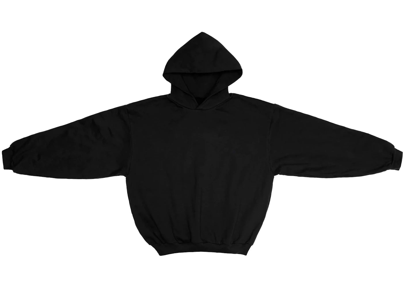 YZY Black Hoodie SS24