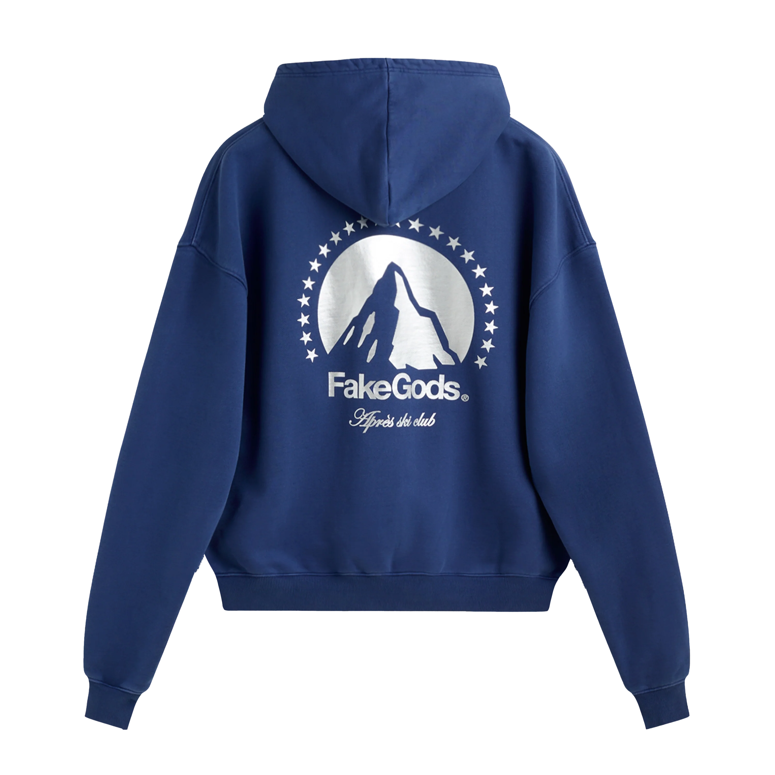Fake Gods Mount Zipper Hoodie Blue - Après Ski Club