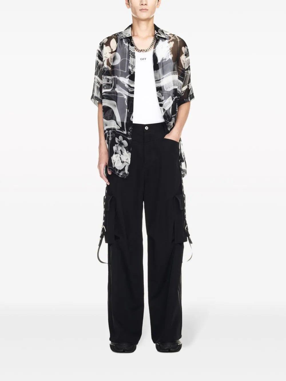 Off-White Buckles Cargo Pant Black