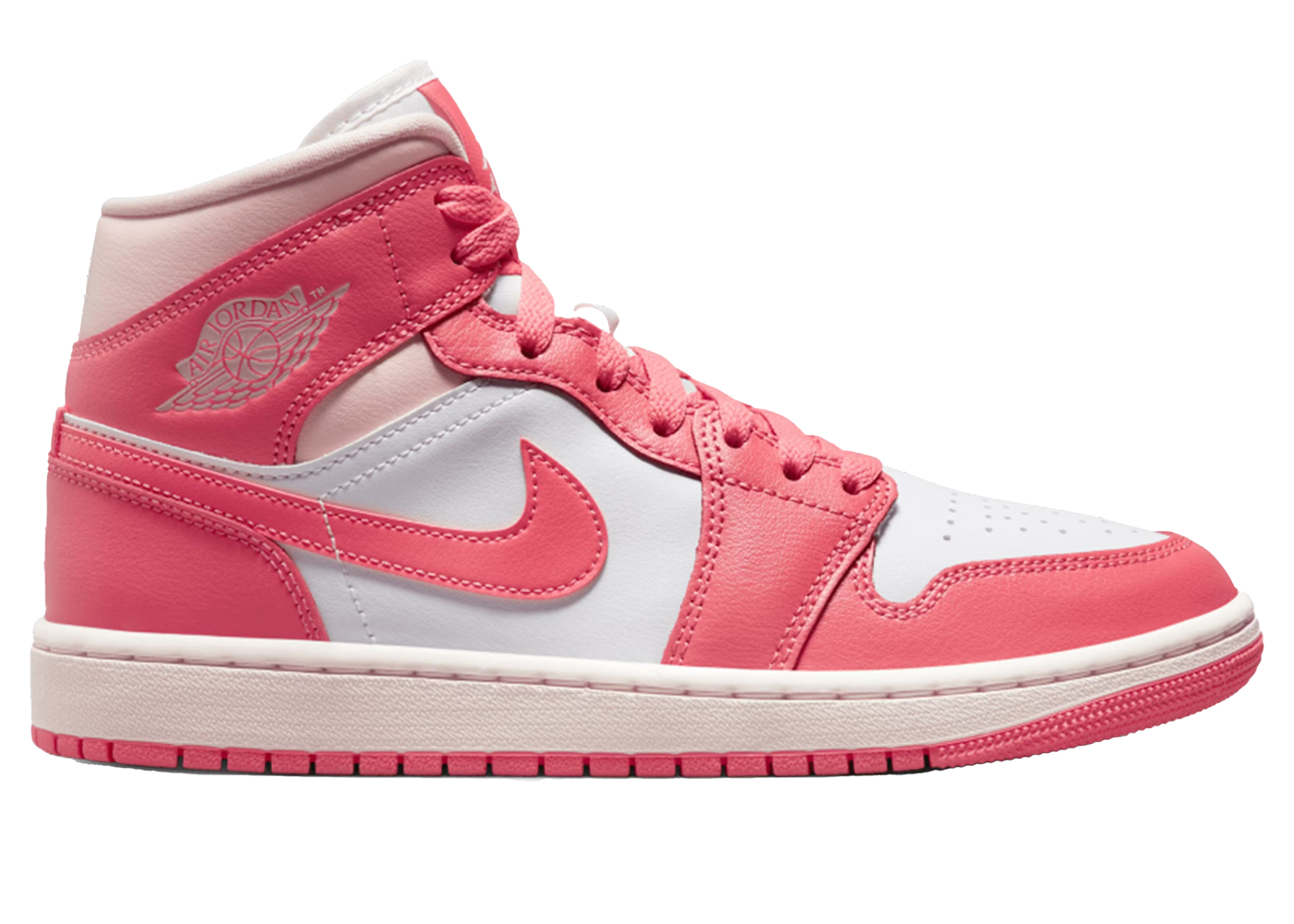 Jordan 1 Mid Strawberries and Cream (Women's)