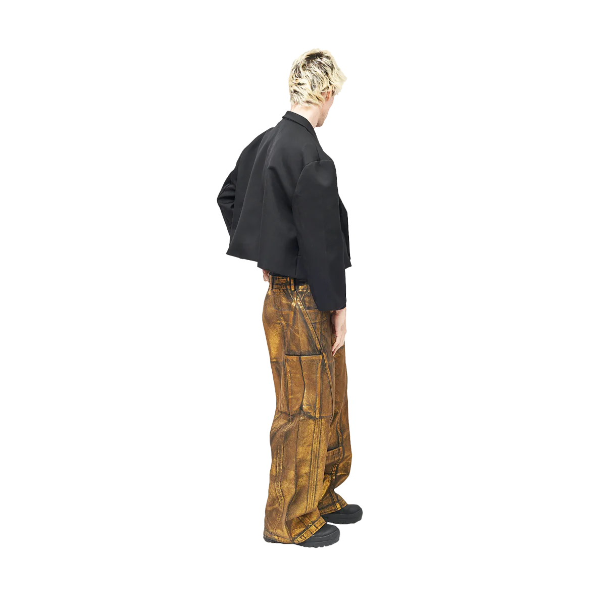 Dame Après Paris Gold Waxed Redefined Cargos