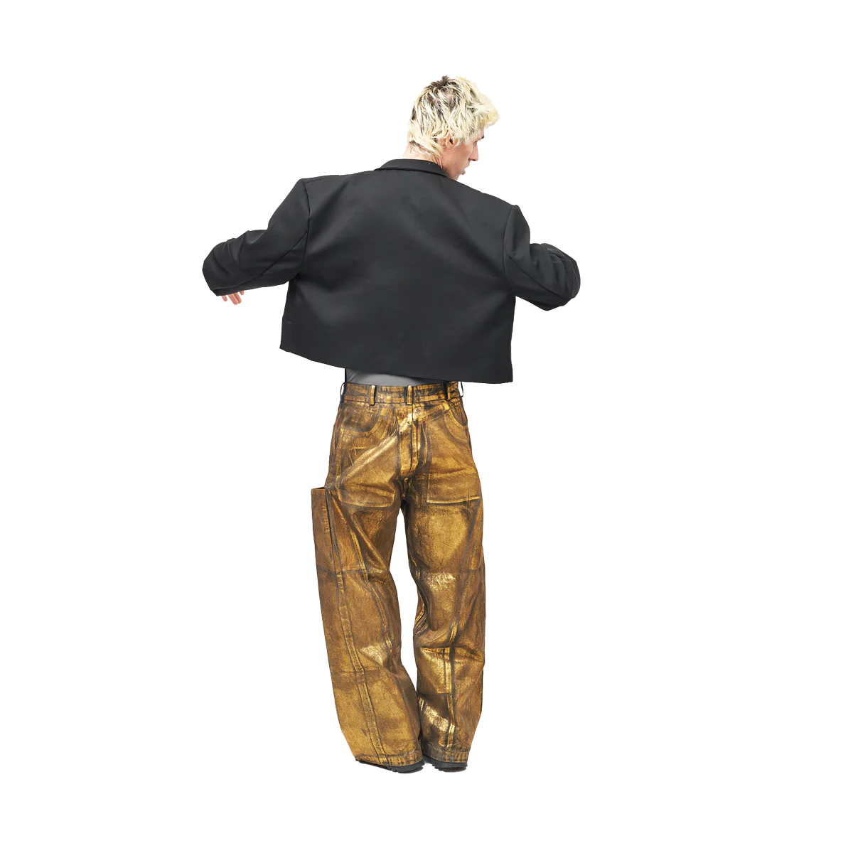 Dame Après Paris Gold Waxed Redefined Cargos