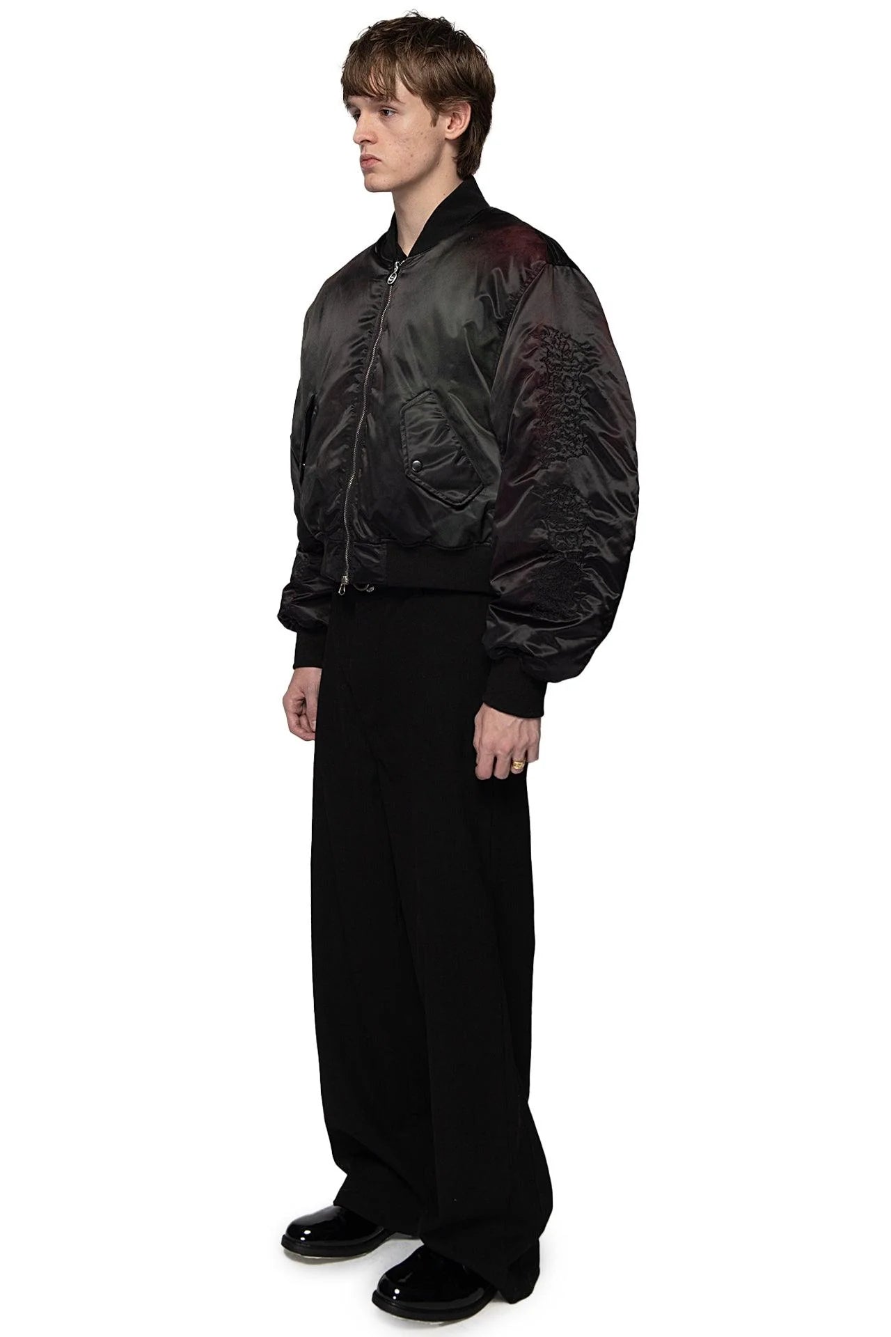 93 Sierra/Crosses Faded Bomber Jacket