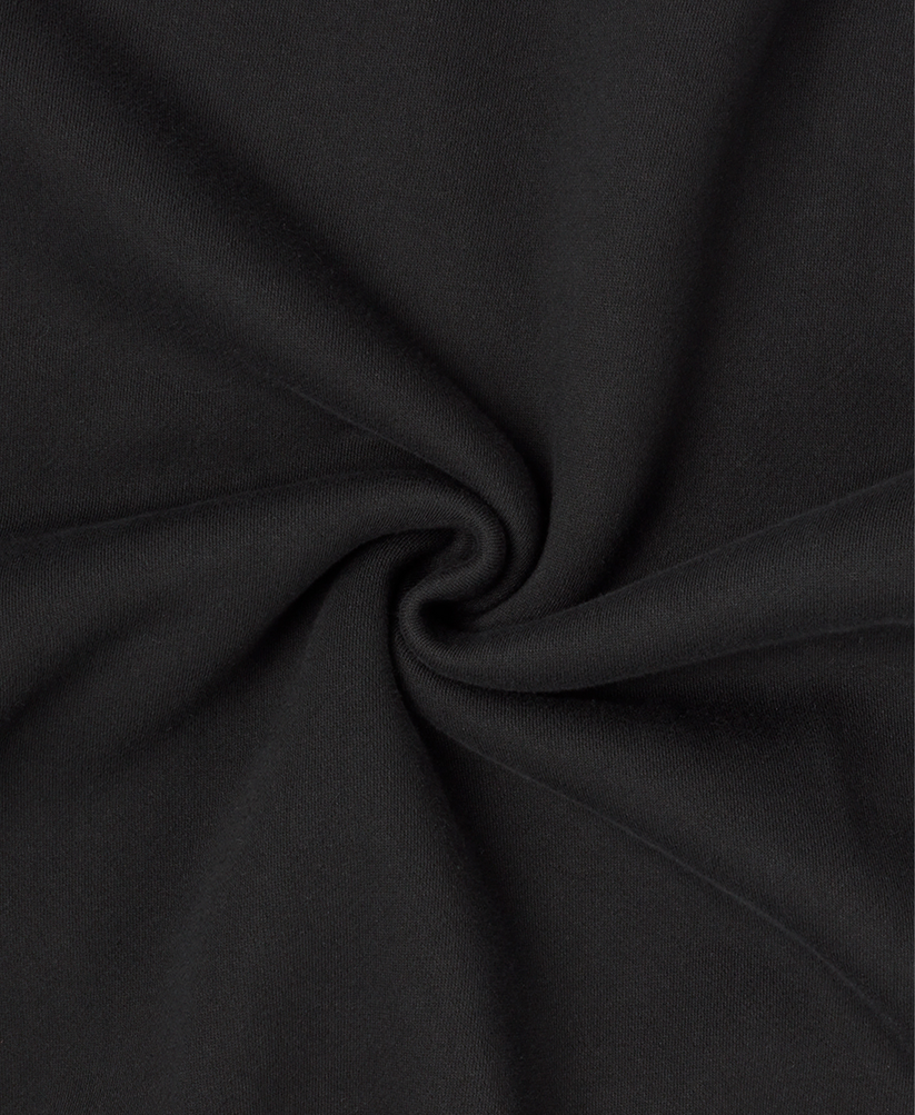 Velor Garments 450 GSM Jet Black Crewneck