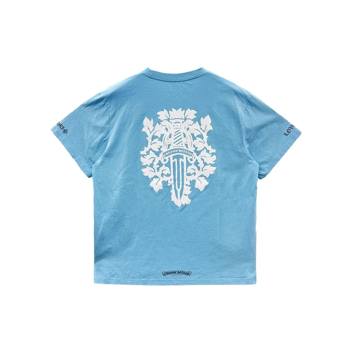 Chrome Hearts Miami Exclusive Dagger Logo Kurzarm-T-Shirt