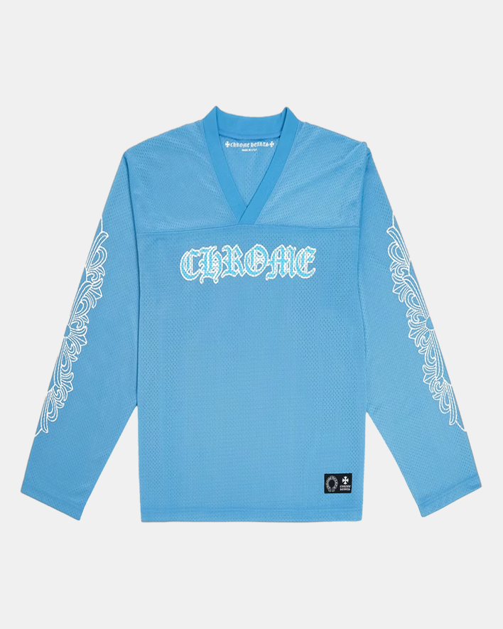 【Chrome Hearts】Sports Mesh Warm Up Jersey★ジャージ★長袖 Chrome Hearts Sports Mesh Warm Up Jersey Blue – The Garden